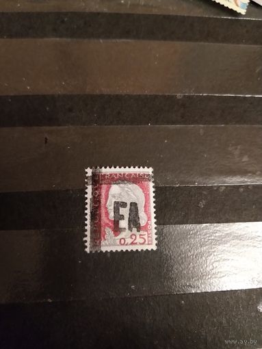 1962 Алжир первый год независимости надпечатка Марианна  MNH** (3-9) (3-9)