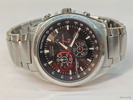 Часы Sitizen EcoDrive Хронограф. Япония. С рубля