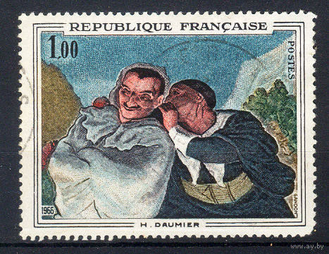 1966 Франция. Французское искусство. Оноре Викторен Домье