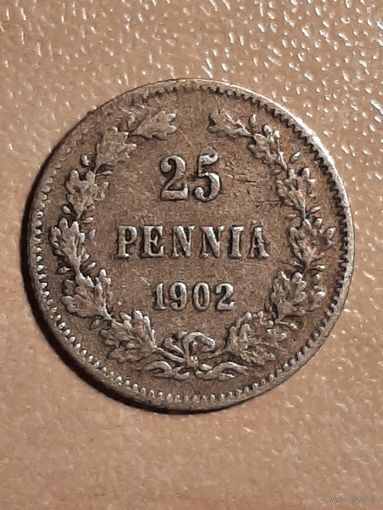 25 пенни Финляндия 1902