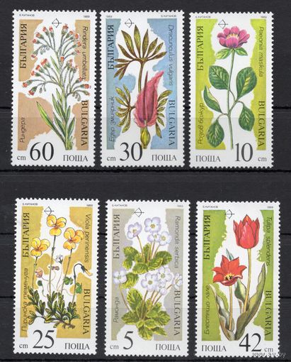 Болгария 1989. Флора цветы 6 марок (3735)