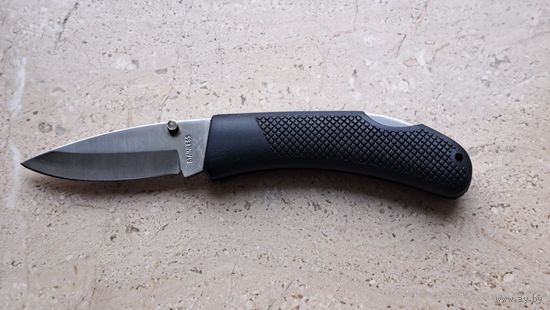 Нож складной стопор Stainless длина 20.5 см. как новый.