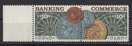 США /United States 1975** Банковское дело Монеты сцепка