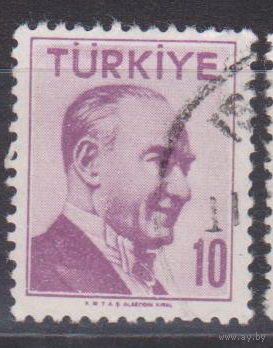 Известные люди Личности  Ататюрк Турция  1956 год лот 8