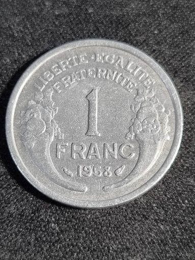 ФРАНЦИЯ 1 франк 1958
