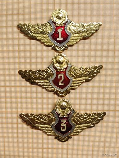 Комплект знаков классности сержантского состава МВД СССР