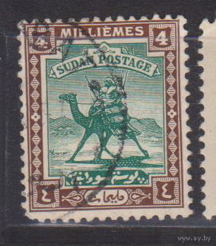 Британские колонии Судан 1921 или 1927 ? год Всадник Верблюды фауна год лот 9