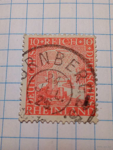 Марка Германия 1925 год