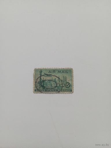 США 15 центов( статуя)