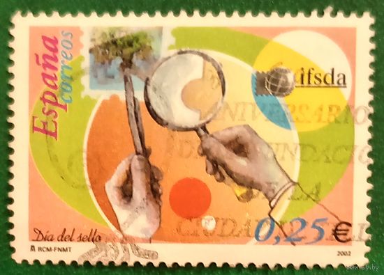 Испания 25 марта 2002. День марки филателистического коллекционирования