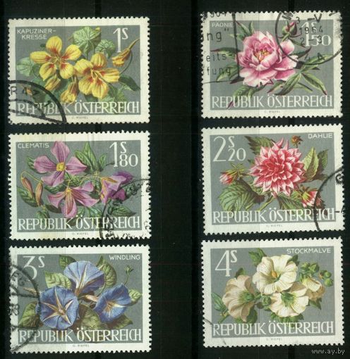 Австрия - 1964 [Mi. 1145-1150] Гашеная (AT09)