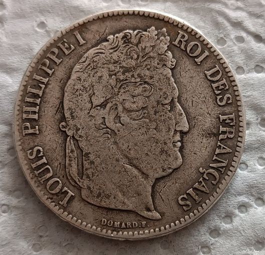 Франция 5 франков 1834