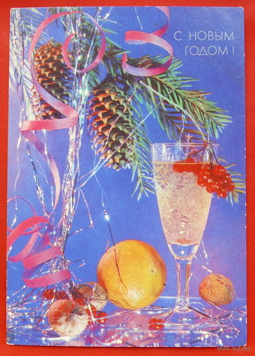 С Новым Годом! Подписанная. 1991 года. Кропивницкого. # 234.