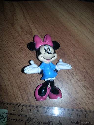 DISNEY MINNIE MOUSE ФИГУРКА ПВХ ПЛАСТИКОВАЯ ИГРУШКА
