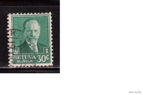 Литва-1934 (Мих.392)   гаш.  , Личности, Президент Сметона(1)