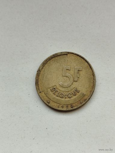 5 франков Бельгия.