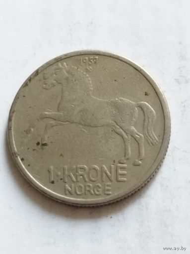 Норвегия 1 крона 1959