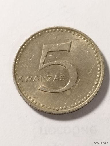 Ангола 5 кванза 1975