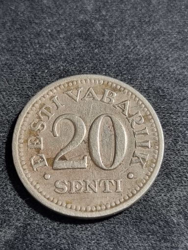 Эстония 20 сентов 1935