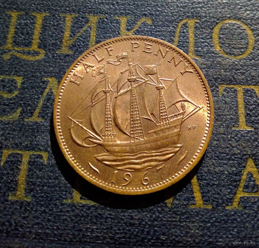 1 2 пенни 1967 Великобритания #02