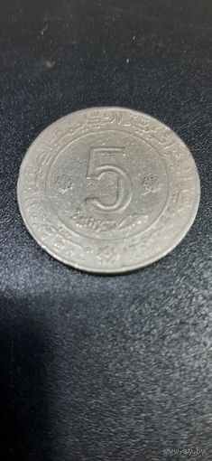 Алжир 5 динаров 1972