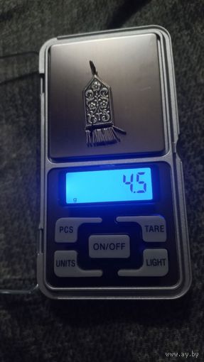 Кулон подвеска медальон серебро 875