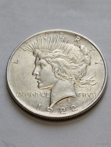 1 доллар США. Мирный долларе 1922 UNC штемпельный блеск В3