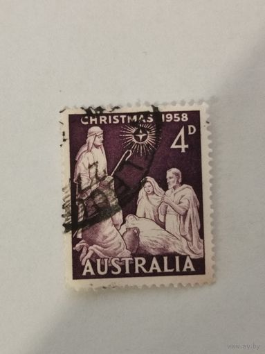 Марка из серии "Рождество"