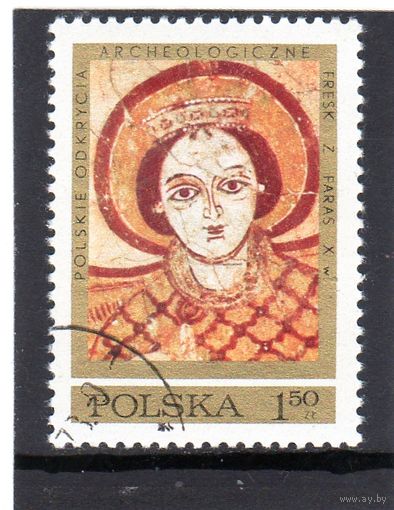 Польша.Ми-2074. Архангел Михаил 2. Серия: Польские археологические раскопки в Нубии.1971.