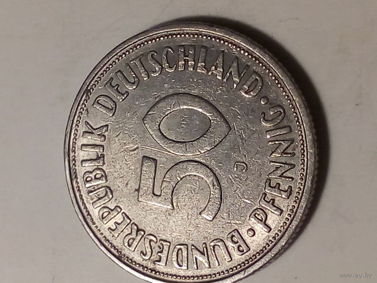 50 пфенниг ФРГ 1950 J
