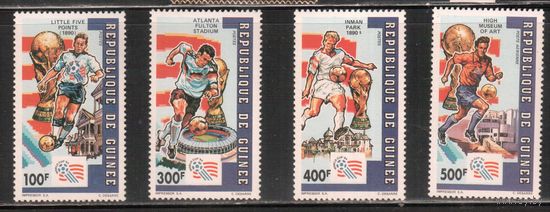 Гвинея-1992 (Мих.1361-1370) ** Спорт, Футбол, ЧМ-1994(полная серия)