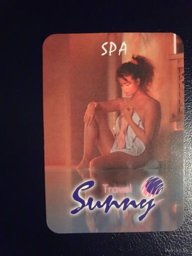 Календарик 2002 г. Санни Трэвел. SPA.