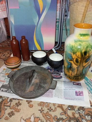 Посуда глиняная и др С рубля!