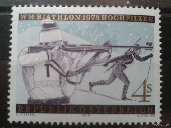 Австрия 1978 Биатлон**