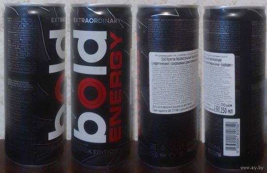 Банка от энергетика BOLD Energy BLACK EDITION 2024 250ml Туркменистан (ОБМЕН/ПРОДАЖА/ТОРГ) 1лот=1шт