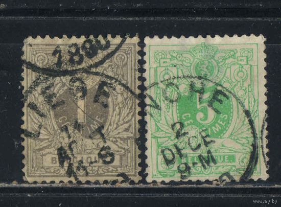 Бельгия Кор 1884 Герб Номинал Стандарт #40-1