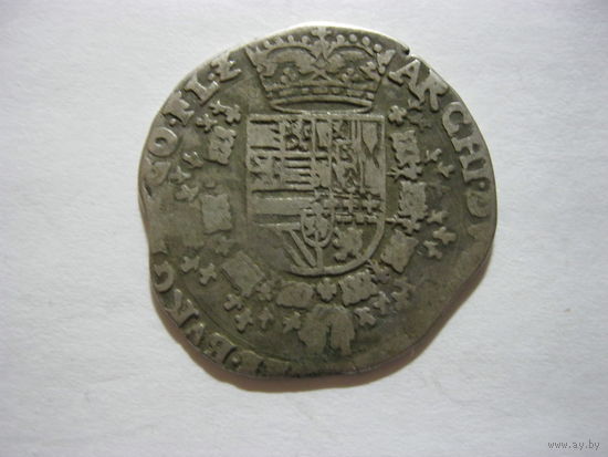 1/4 патагона Альберт и Елизавета  Фландрия  Без года.