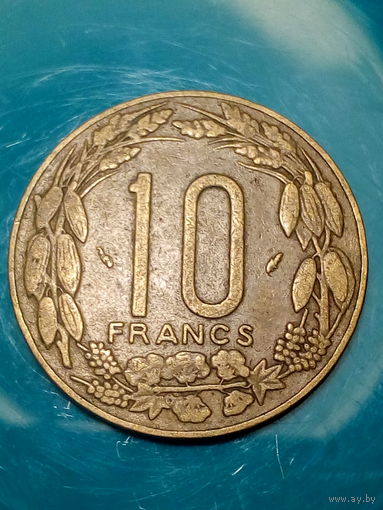 10 франков Камерун 1981 год.
