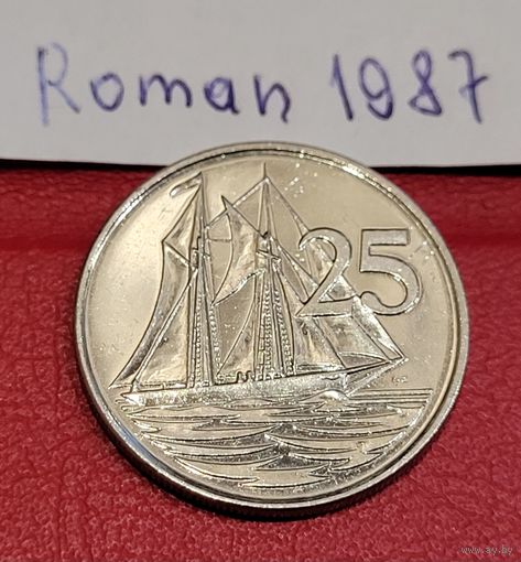 Каймановы острова 25 центов 2005