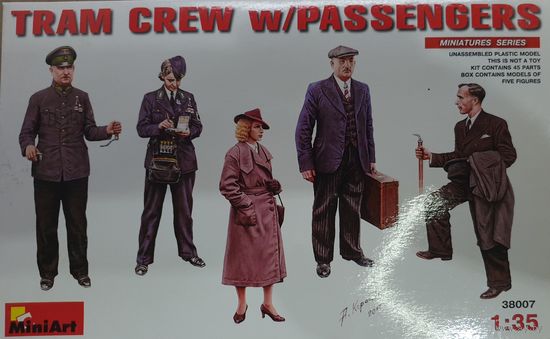 MiniArt #38007 1/35 Tram crew\passengers