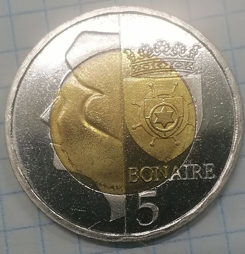 5/5 остров Бонайре 5 долларов