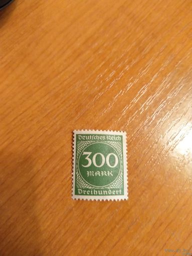 Германия Рейх чистая клей след от лёгкой наклейки (2-16)