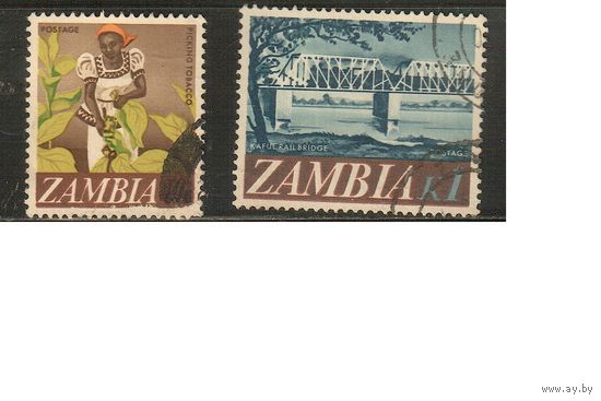 Замбия-1968,(Мих.44,49) гаш. ,  Стандарт