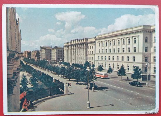 Минск. Улица Кирова. 1959 г. Чистая
