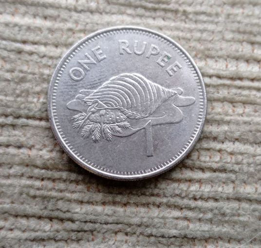 Werty71 Сейшельские острова Сейшелы 1 рупия 2007 Раковина Харония Тритон