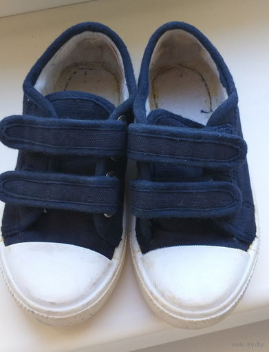 Кеды синие, р 25, б.у, отличное состояние