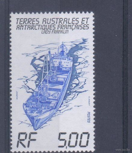 [306] Французская Антарктика 1983. Флот.Корабль. Одиночный выпуск  MNH