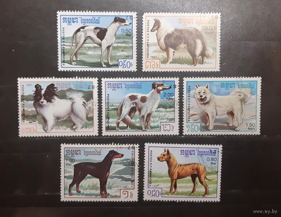 Камбоджа. 1987 год. Фауна. Собаки (777)