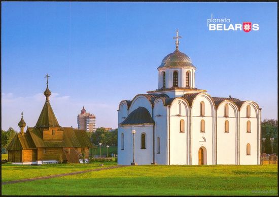 Планета Беларусь 2016 открытка Витебск Александра-Невская и Благовещенская церкви