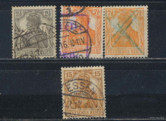 Германия Имп 1916 Вып Германия в короне Стандарт #98-100